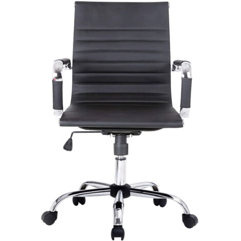 Equip 651002 Sedia da Ufficio Nera Ergonomica (1/4)