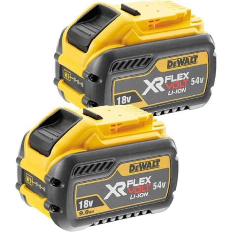 DeWALT Accessori - 18/54 V batteria XR FLEXVOLT 9,0/3,0 Ah, 2 pz DCB547X2
