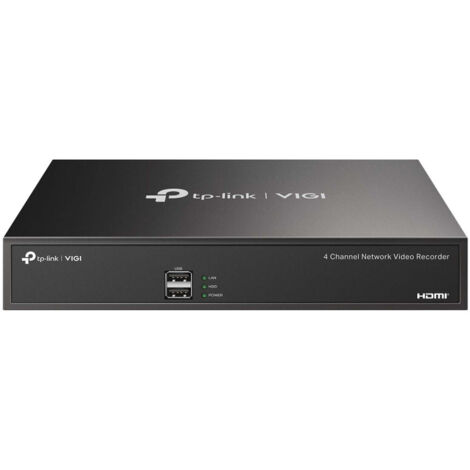 TP-Link VIGI NVR1004H Network Video Recorder (NVR) Nero (1/5)