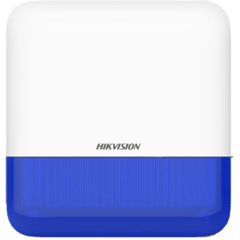 Hikvision – Sirena antifurto wireless da esterno 868 MHz – Configurabile da remoto – 110 dB – AES-128 – IP65 – 3 anni di autonomia (1/3)