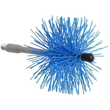 WOLFPACK LINEA PROFESIONAL - Spazzola di nylon per spazzacamino Albero flessibile 120 mm.