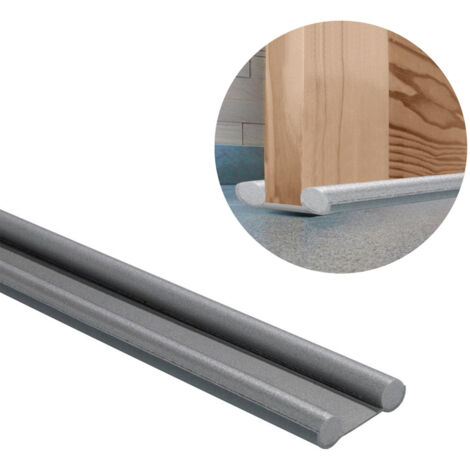 Guarnizione per porta in gommapiuma grigia sottoporta 95 cm. (1/5)