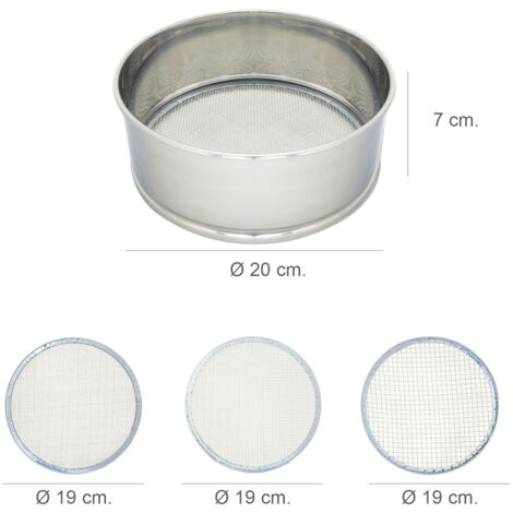 Setaccio Da Test #10/2mm Acciaio Inox 304 - Diametro 20.3cm Per Analisi - Foto 8