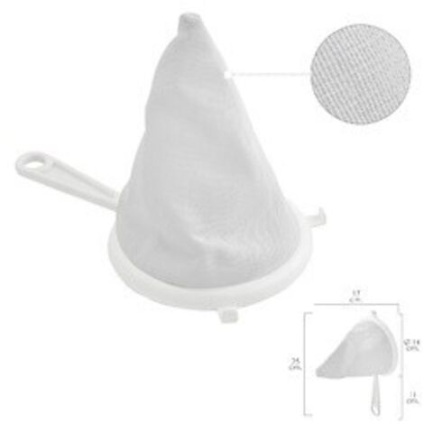 Colino in tessuto di flanella Telaio in plastica Ø 16 cm. Con 2 ganci