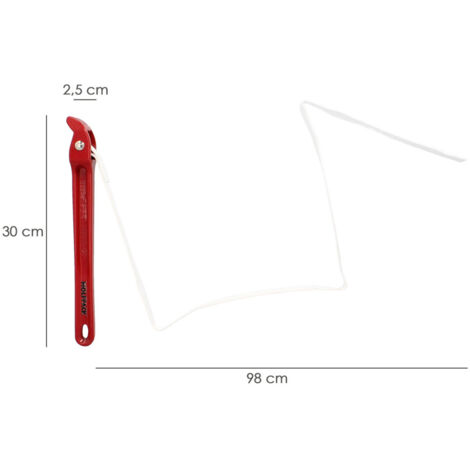 Chiave A Nastro Per Filtro Olio - 2 Pezzi Regolabile In Gomma E Acciaio - Foto 3