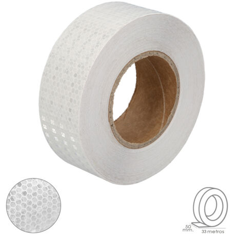 Nastro Adesivo Segnaletico IDEA HOME 50mm X 5m - Riflettente, Con Frecce Bianche/Rosse