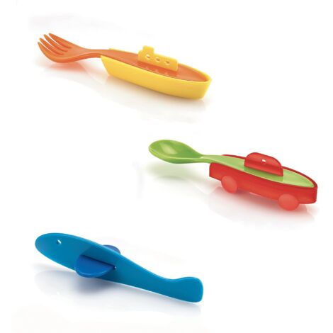 Guzzini traffic dreiteiliges kleinbesteck set colori assortiti