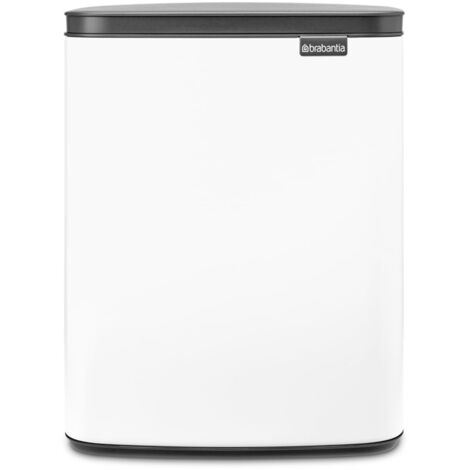 Bidone Bagno 12L Relaxdays | Acciaio Soft-Close Con Cestino Estraibile