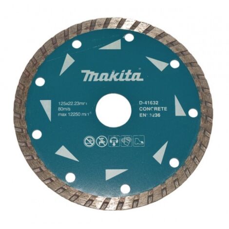 Makita tarcza diamentowa 125x22,23mm turbo (na sucho) beton