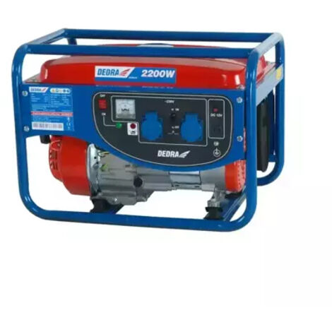 DEDRA DEGB2510 motore-generatore 2000 W 15 L Benzina Blu, Rosso (1/4)