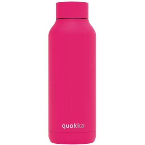 QUOKKA BOTTIGLIA THERMOS IN ACCIAIO INOX SOLIDALE RASPBERRY ROSA 510 ML (1/3)