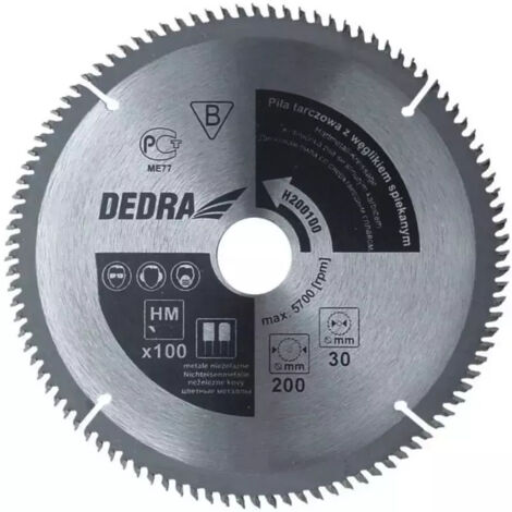 DEDRA H210100 lama de lama circolare 21 cm 1 pezzo(i) (1/2)