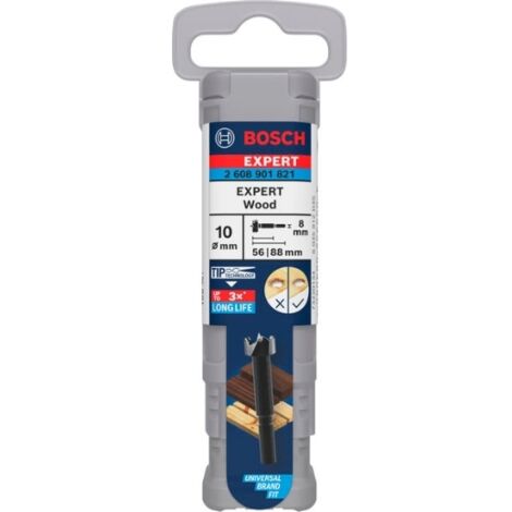 PUNTA FORSTNER CMT 10 Mm PER LEGNO CON 2 TAGLIENTI E 2 INCISORI