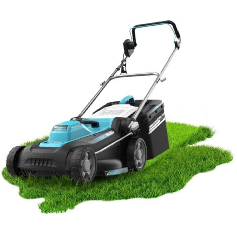 Cecotec Tagliaerba deCavo Terrenator 360Flex Z. 1500W, Larghezza di taglio de 36cm, Cambio de Altezza Z-Tech System, 3in1 con Mulching, Ruote posteriori XL, Sicurezza con tecnologia BeltDrive