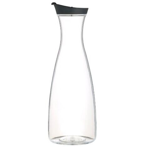 KitchenCraft Brocca per acqua di acqua di plastica con coperchio JUICEJAR, trasparente, 1,5 litri (1/4)