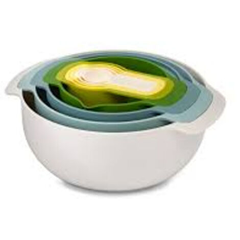 Nordic Ware Set Ciotole 6 Pezzi | Terra | Plastica Resistente Senza BPA | Microonde E Antiscivolo