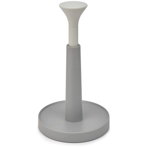 Portarotolo de cucina de strappo facile, Joseph Joseph, Duo, per rotoli de fino a 24 cm, con base antiscivolo, bordo rialzato e mandrino bloccabile per un facile utilizzo.