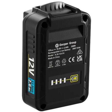 Una batteria agli ioni di litio da 12 V 2,6 Ah - per gli spruzzatori e10LT ed e15LT MATABI (1/4)