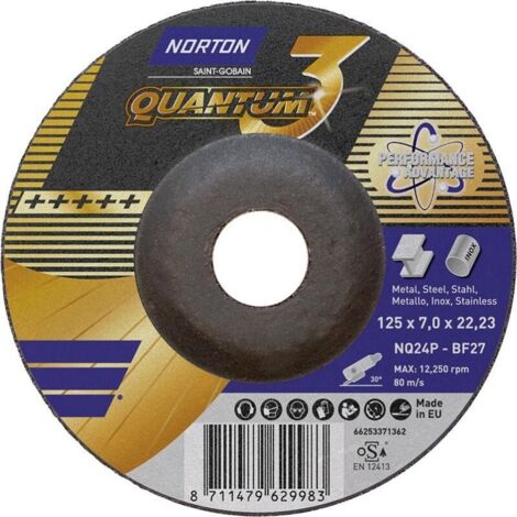 Disco smerigliatura Norton Clipper Quantum 3 125 mm 7 mm