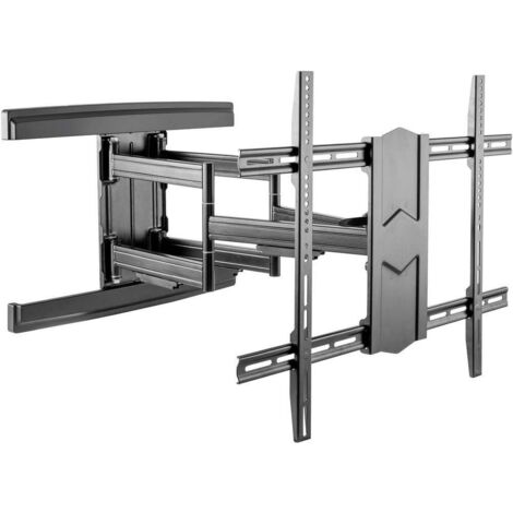 Staffa full-motion per monitor lcd per schermi da 50" - 100" (127 - 254 cm), carichi fino a 70 kg, anche per tv curvi, perfetta per il montaggio ad angolo (1/2)