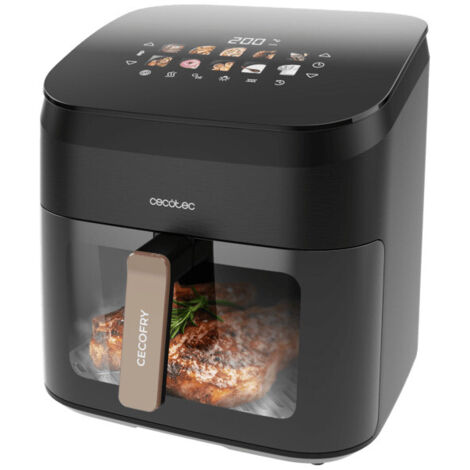 Cecotec Cecofry&Grill Smokin' 8500 Singolo 8,5 L 2200 W Friggitrice ad aria calda Nero, Marrone (1/5)