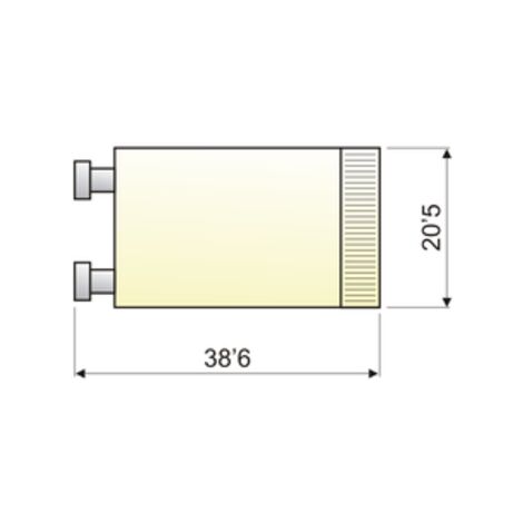 Confezione da 25 pz. Starter fluorescente 4-65W Electro DH 80.300  8430552104437