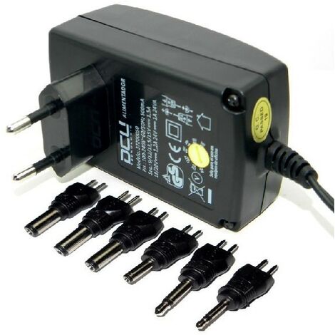 Alimentazione Universal Connettori 9V-24V 1,5Amp 8