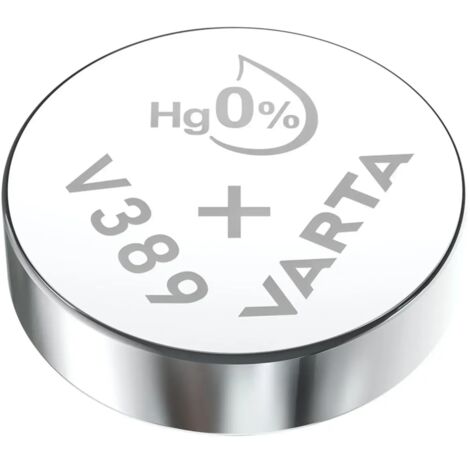 batteria pila a bottone ossido argento orologio v389-390 1.55 volt