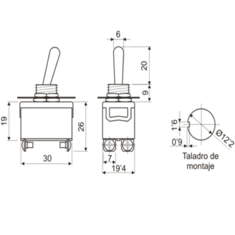 DEVIATORE A BILANCIERE unipolare 2 posizioni con tasto nero 250V 16A EUR 1,65 - IT DEVIATORE A BILANCIERE unipolare 2 posizioni con tasto nero 250V 16A EUR 1,65 - IT