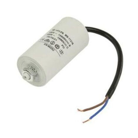 Motore di lavoro del condensatore 80uf 450vac Misure 50x120mm con cavi Ct80mf450v/cavi