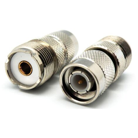 Adattatore TNC Maschio A UHF Femmina (SO-239) – Nichelato TRANSEL 40443
