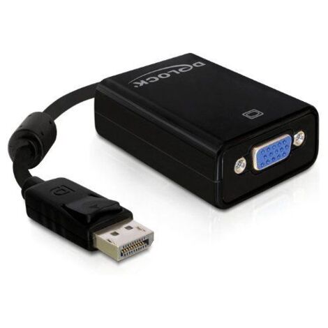 Delock adattare. displayport maschio/vga femmina nero (1/5)