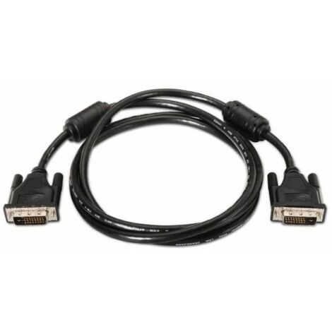 Aisens - cavo dvi dual link 24+1 dvi con ferrite, m-m, nero, 1,8m (1/2)