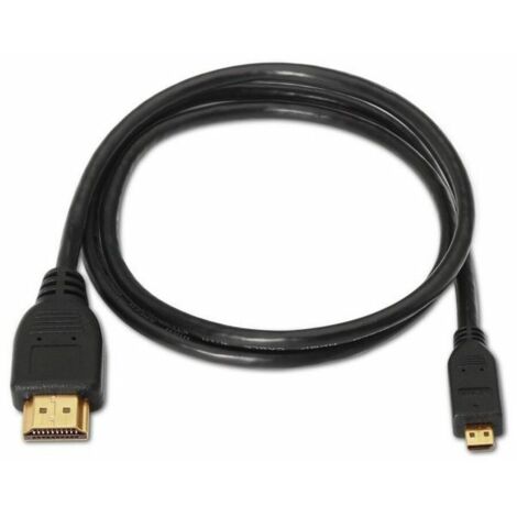 Aisens - cavo micro hdmi alta velocità / ettaro, a/m-d/m, nero, 0,8m (1/3)