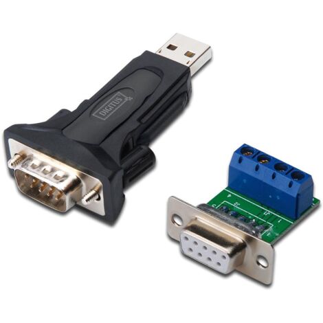 Digitus - Scheda e adattatore di interfaccia (USB, seriale, RS-485, USB, nero) (1/4)
