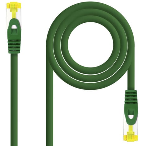 RJ45 Cat6a S/FTP CU LSZH 0,5m VERDE RJ45 Cat6a S/FTP Patchcord