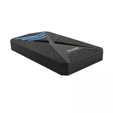 Custodia per disco rigido esterno 2.5 SATA USB 3.0/3.1 Gen 1 Gaming Led BLU (1/4)