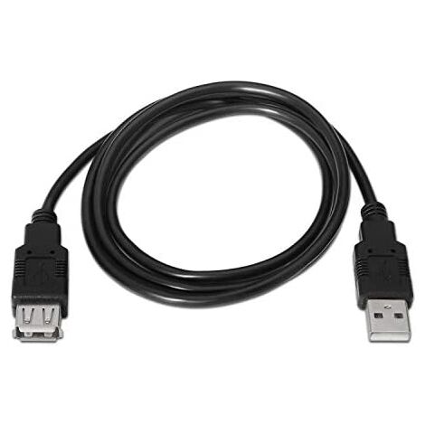 AISENS A101-0016 - Cavo di prolunga USB 2.0 da 1,8 m (adatto a