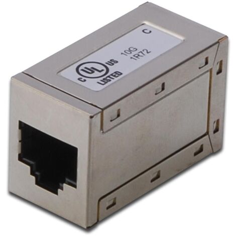 Convertitore digitus cat 6a schermato da rj45 a rj45 (1/4)