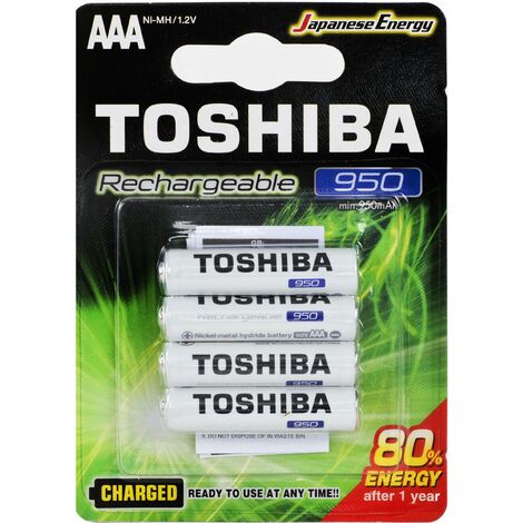 4 BATTERIE BATTERIA RICARICABILE IONI DI LITIO 680 mAh 3.7V BL-18650 TORCE  LED