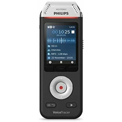 Registratore vocale digitale professionale da 8 GB Philips DVT2110, registratore  vocale Registratore audio portatile