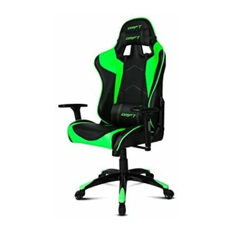 Drift DR300BG - Sedia da gioco professionale, (in similpelle di alta  qualità, ergonomica), colore nero/verde