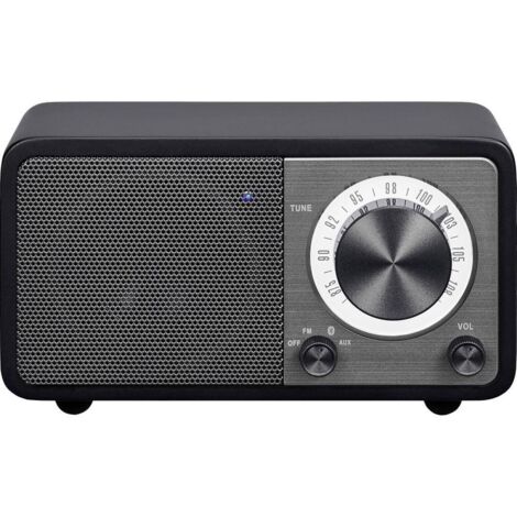 Radio Da Tavolo Bluetooth AM/FM – Design Legno Vintage, Portatile, Regalo Perfetto