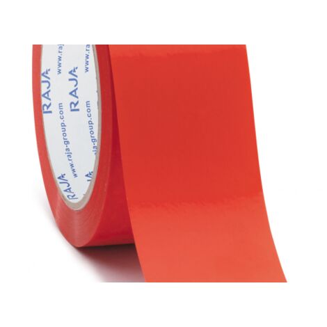 Nastro adesivo in PVC rosso 66 mt x 50 mm tesa 62204-00004-00