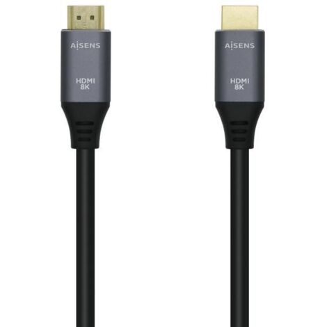 cavo hdmi aisens a150-0428/ hdmi maschio - hdmi maschio/ 2m/ grigio nero (1/4)