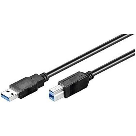 Cavo USB 3.0 A con USB A NANOCABLE 10.01.1002BK Nero | Leroy Merlin