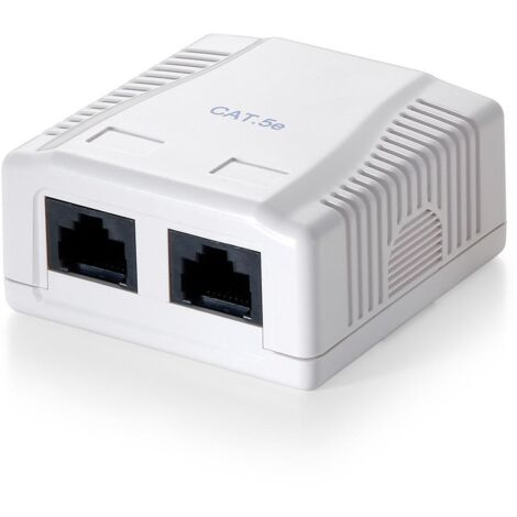 Rosone di superficie categoria 6 2 femmine rj45 (1/3)