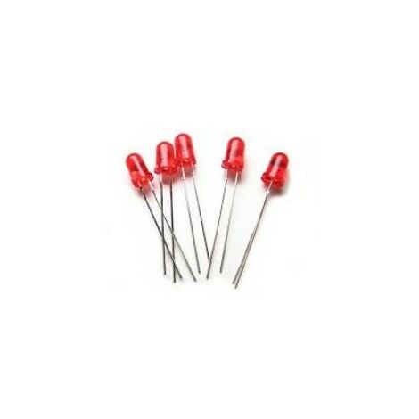 Diodo Led Rosso 3mm 300mcd 2v 35º Colore Rosso Ht-204surd