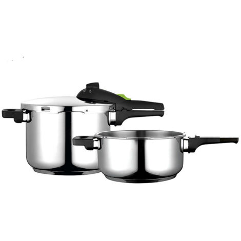 Set di pentole Express Fagor Acciaio inossidabile 10 L 2 Pezzi (1/5)