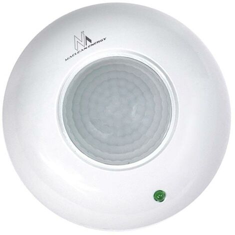 Maclean - Sensore Di Movimento A Infrarossi Per Porte Pir 360° 800w